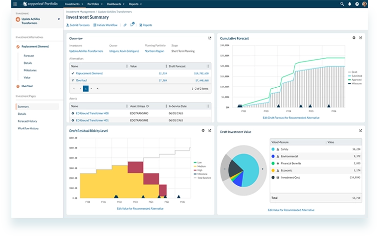 Alt Block Screen Shot - Copperleaf Decision Analytics