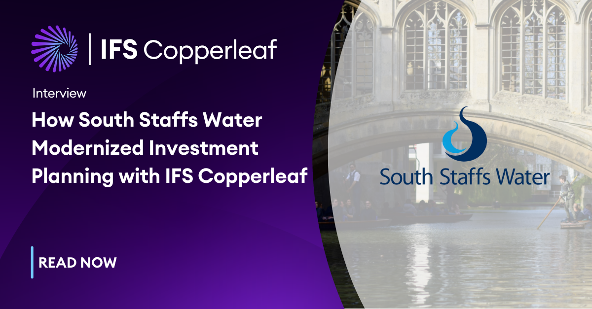 Modernize investment planning with IFS Copperleaf
