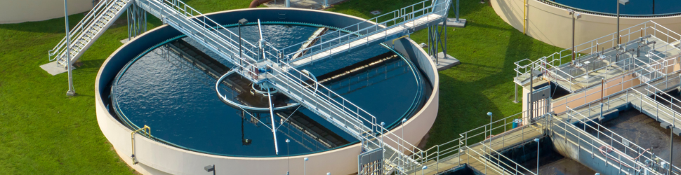 Water Utility Scenario Planning concept showing long-term infrastructure investment and resilience planning