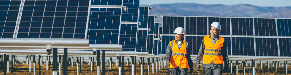 Energy infrastructure and power grid representing capital planning for the energy transition