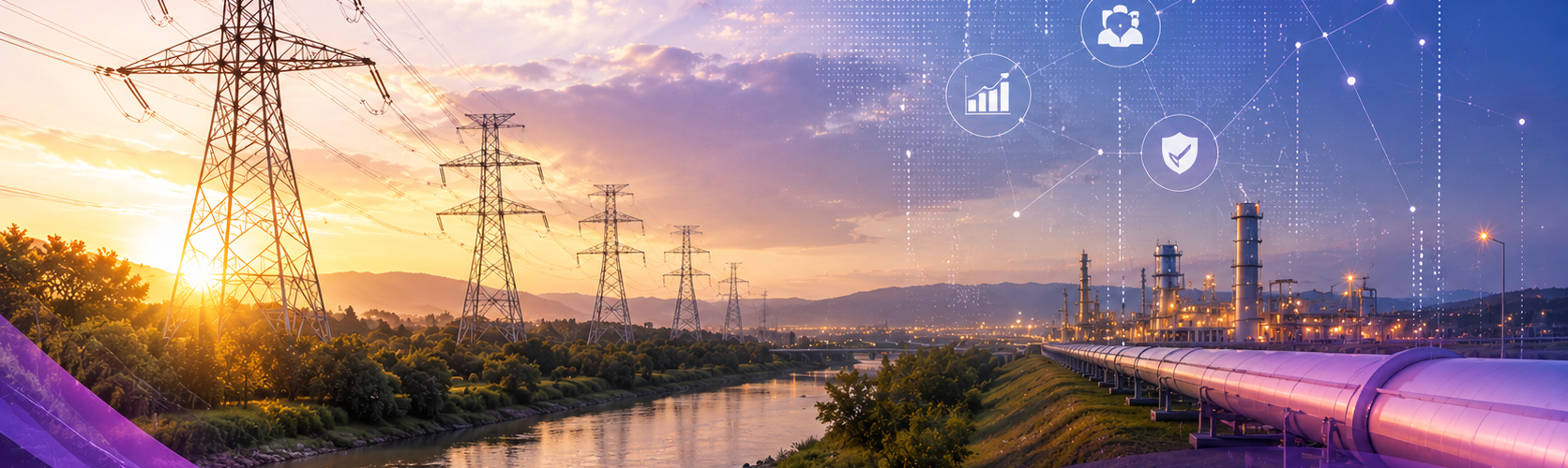 Regulatory readiness for electricity and natural gas utilities supported by digital planning and infrastructure investment management
